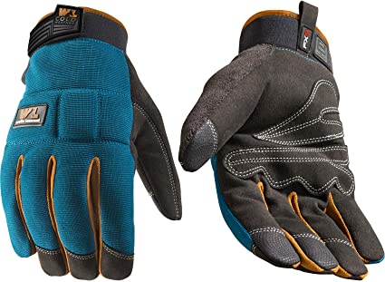 FX3 Men's Extreme Dexterity Blue Winter Work Gloves, Large (Wells Lamont 7794)