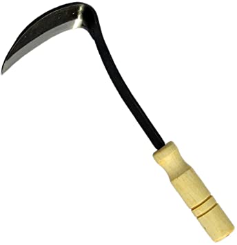 Gardening Weeding Sickle - Hand Hoe/Sickle is Perfect for Weeding and Cultivating - Nejiri Kama
