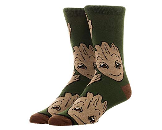 Guardians of the Galaxy Groot Crew Socks