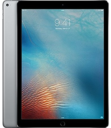 Apple iPad Pro Tablet (256GB, Wi-Fi, Gray) 12.9" (Certified Refurbished)