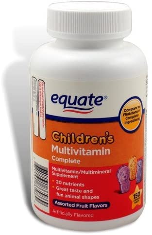 Equate - Children's Multivitamin, 150 Chewable Tablets