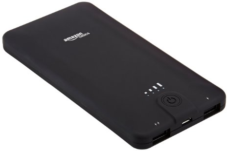 AmazonBasics Portable External Battery Charger 10,000 mAh