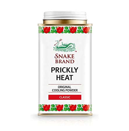 SNAKE BRAND Classic Scent Cool Heat Rash Treatment Prickly Heat Powder (150 g)