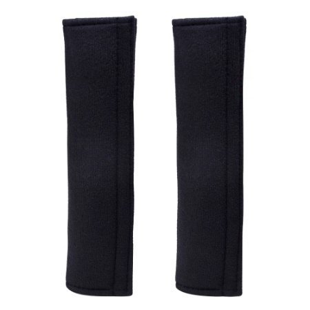 eBoot 1 Pair Car Seat Belt Strap Covers Shoulder Pad, Black