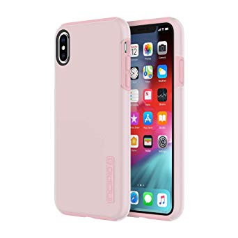 Incipio DualPro iPhone Xs Max Case with Shock-Absorbing Inner Core & Protective Outer Shell iPhone Xs Max - Raspberry Ice