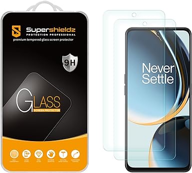 Supershieldz (2 Pack) Designed for OnePlus Nord N30 5G Tempered Glass Screen Protector, Anti Scratch, Bubble Free