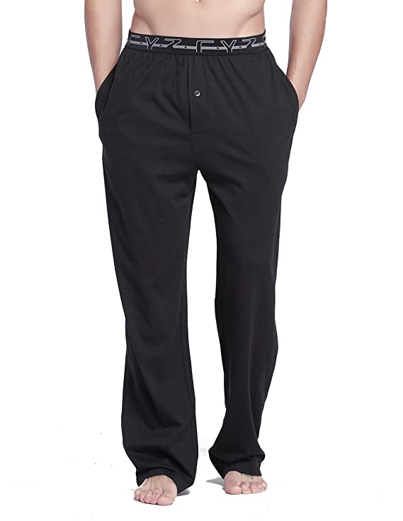 CYZ Men's 100% Cotton Knit Pajama Pants