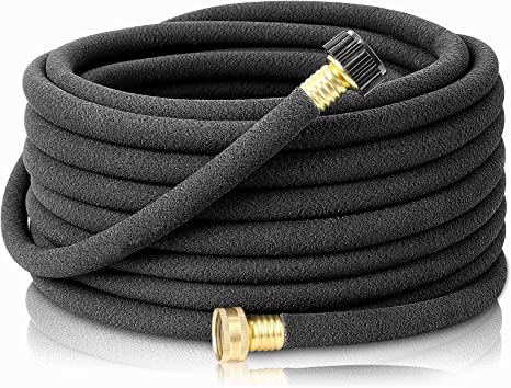 STYDDI Soaker Hose, 1/2" x 50 FT Round Soaker Garden Hose, Heavy Duty Water Seeper Hose Great for Garden Vegetable Beds, Lawn and Plants