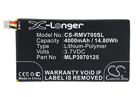 MLP3970125 Battery (4000mAh / 14.80Wh) For VERIZON Elipsis QMV7A 7in, Elipsis QMV7B, Ellipsis MV7A, Ellipsis QMV7A 8GB,