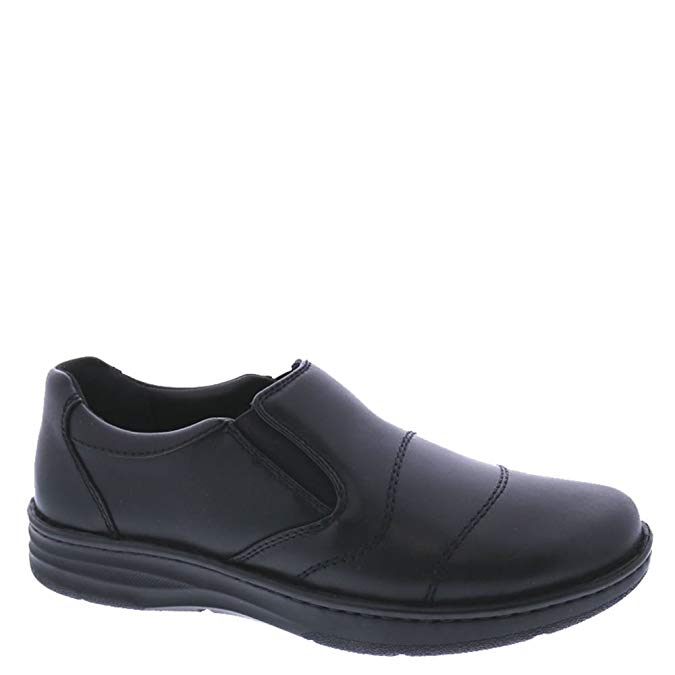 Drew Shoe Fairfield - Men's Therapeutic Diabetic Extra Depth Shoe Leather Slip-on
