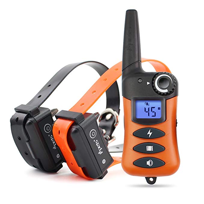 Ipets 620-2 100% Waterproof & Rechargeable Dog Shock Collar 900 ft Remote Dog Training Collar Beep Vibrating Electric Shock Collar Dogs (10-100lbs)