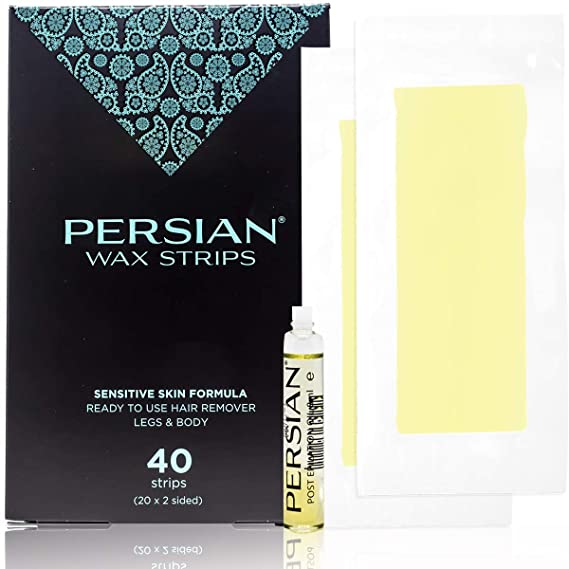 Persian Legs and Body Wax Strips - Pack of 40 Strips