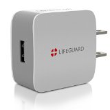 LIFEGUARD Quick Charge 20 USB Wall Charger With Qualcomm Technology White