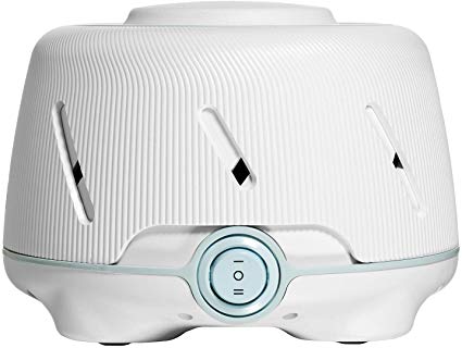 Marpac Dohm (White/Blue) | The Original White Noise Machine | Soothing Natural Sound from a Real Fan | Noise Cancelling | Sleep Therapy, Office Privacy, Travel | For Adults & Baby | 101 Night Trial