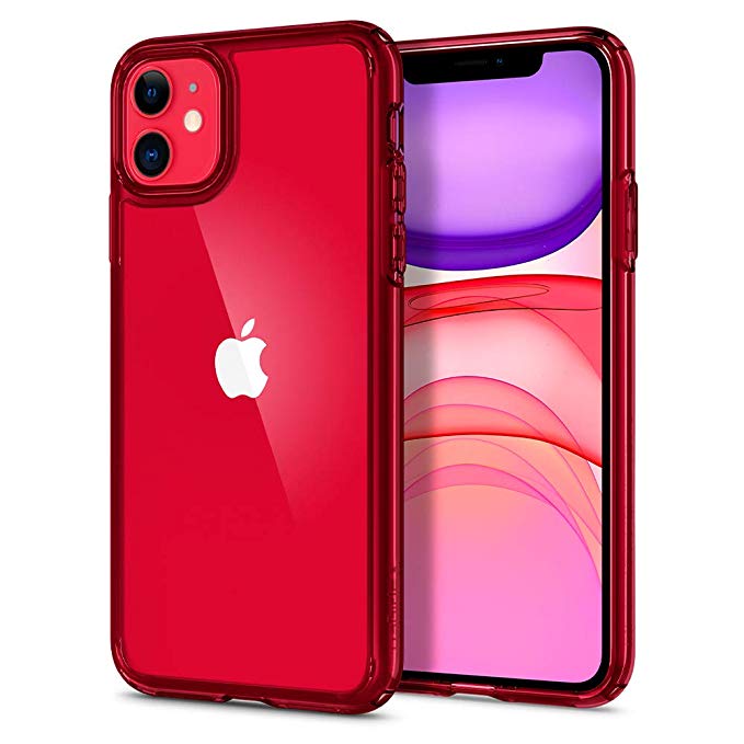 Spigen Ultra Hybrid Designed for Apple iPhone 11 Case (2019) - Red Crystal