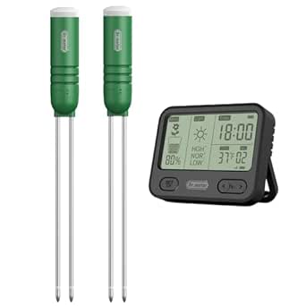 1 Display   2 Sensors Soil Moisture Meter