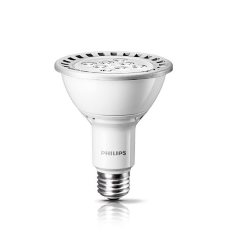 Philips 434984 10.5-Watt PAR30L Dimmable LED Light Bulb, Bright White