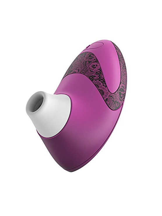 Womanizer Deluxe W500 PleasureAir Vibrator Sex Toy - Magenta Lace