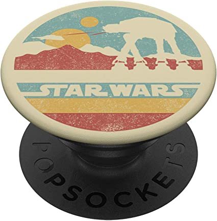 Star Wars AT-AT Retro Mountain Range PopSockets PopGrip: Swappable Grip for Phones & Tablets