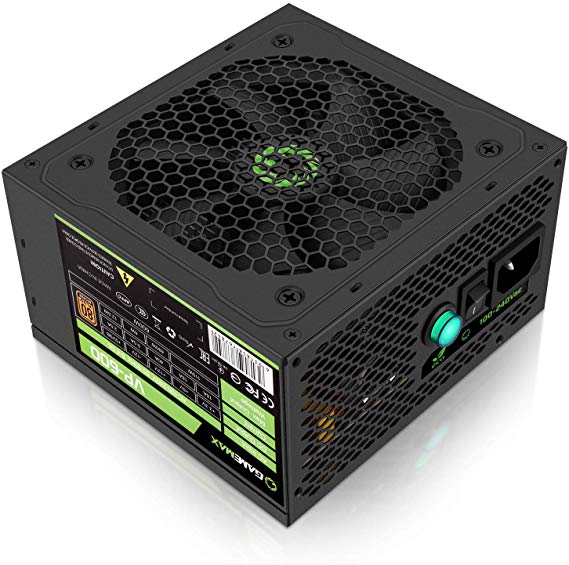 Power Supply 600W with ECO Mode, 80  Bronze Certified, GAMEMAX VP-600