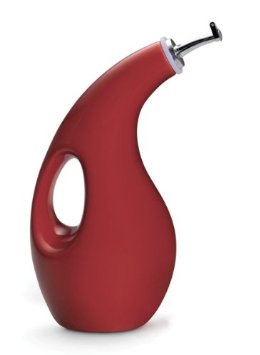 Rachael Ray Stoneware EVOO Oil Dispensing Bottle Red