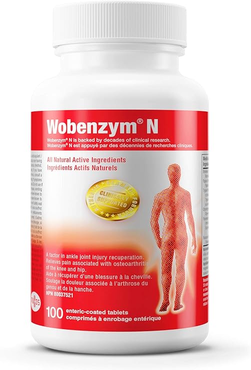 Wobenzym - Wobenzym N - Authentic German Formula Designed for Joint Support - 100 Tablets