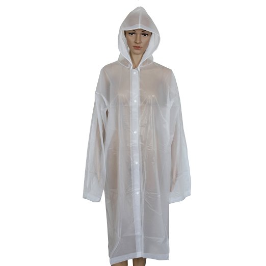 Aircee (TM) Lightweight Easy Carry Poncho Wind Hooded Jacket Raincoat