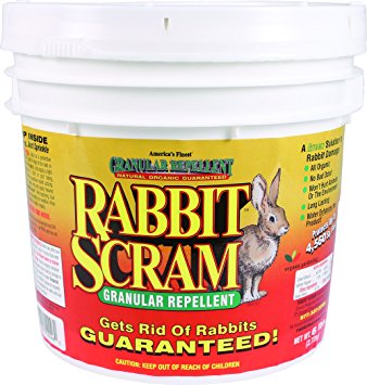 Enviro Pro 11006 Rabbit Scram Repellent Granular White Pail, 6 Pounds