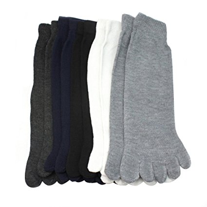 5 Pairs Fashion Men Unisex Five Fingers Separate Toe Socks Comfortable Warm Hot