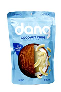 Dang Toasted Coconut Chips, Lightly Salted 3.17oz. (Pack of 2)