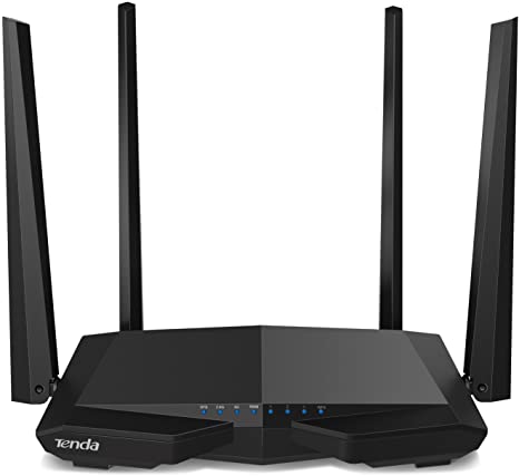 Tenda AC6 AC1200 Wireless Dual Band Router, Black