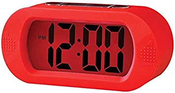 RCA RCD12RDA Alarm Clock, Red