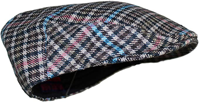 Ted & Jack - Street Easy Herringbone Driving Cap with Quilted Lining