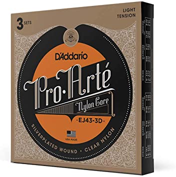 D'Addario Classical Guitar Strings (EJ43-3D)