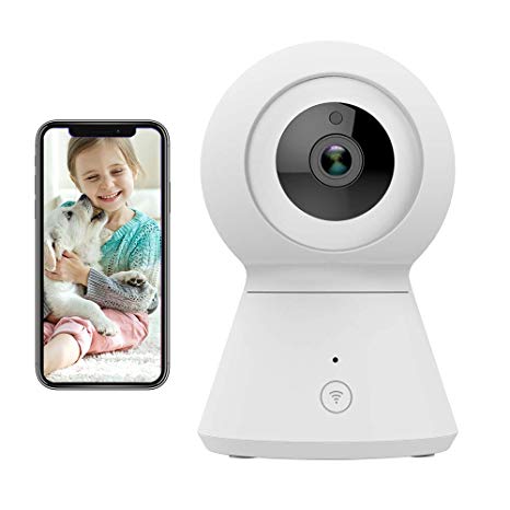 Dome Camera 1080p Powered by YI Smart Home Security Camera with Wifi, Motion Detection, Two-way Audio, Night Vision and Baby Crying Detection, YI Cloud, Child/Pet Camera - iOS/Android App