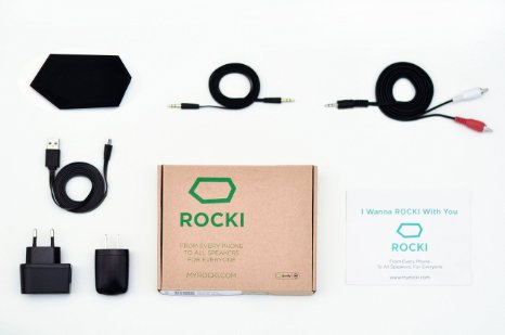 ROCKI PLAY - WiFi Plug-in for Streaming Music to Speakers (Spotify Connect-Enabled)