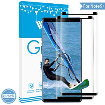 Samsung Galaxy Note 9 Screen Protector, ONSON [2-Pack][No Bubble][9H Hardness][Anti-Scratch][Case-Friendly] Tempered Glass Screen Protector Compatible with Samsung Galaxy Note 9