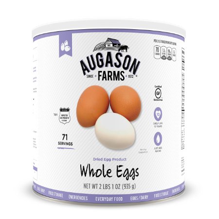 Augason Farms Whole Egg Emergency Food Storage #10 Can