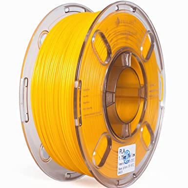 PRILINE PLA 1.75 3D Printer Filament, Dimensional Accuracy  /-0.03 mm, 1kg Spool,Yellow