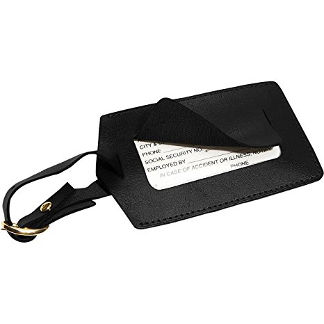 Royce Leather Classic Leather Luggage Tag