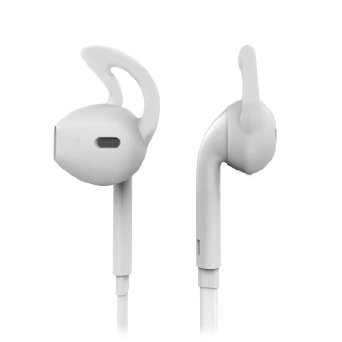 Bluetooth Headset Leyic Universal wireless Bluetooth Stereo Sports Headphone with Microphone Earbuds Sweatproof for iPhone Samsung iPadwhite