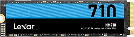 Lexar NM710 2TB SSD, M.2 2280 PCIe Gen4x4 NVMe Internal SSD, Up to 4850MB/s Read, 4500MB/s Write, Internal Solid State Drive for PC, Laptop, and Gamers (LNM710X002T-RNNNG)