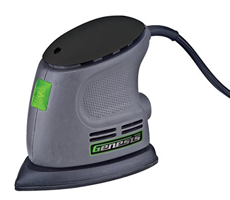 Genesis GPS080 Corner Palm Sander, Grey