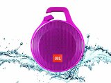 JBL Clip Splashproof Portable Bluetooth Speaker Pink
