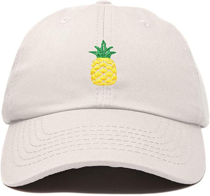 DALIX Pineapple Hat Unstructured Cotton Baseball Cap