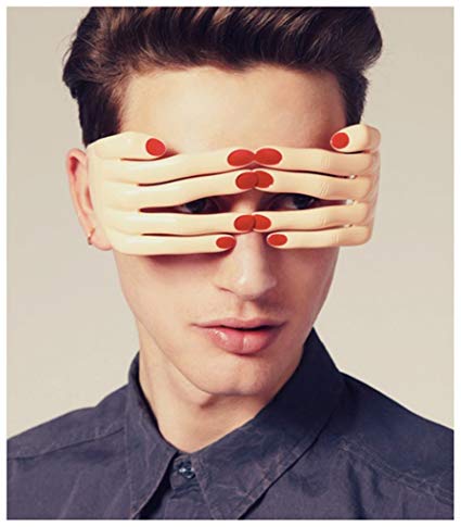 Novelty fingers shaped glasses fancy ball eye mask