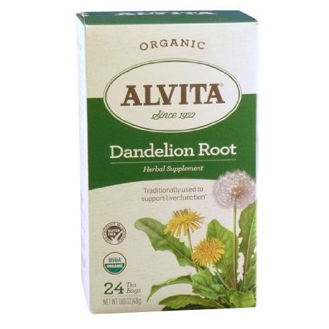 Alvita Dandelion Root Tea Bag Organic 24 Count