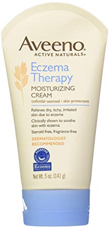 Aveeno Eczema Therapy Moisturizing Cream Relieves Dry Itchy Skin, 5 oz.