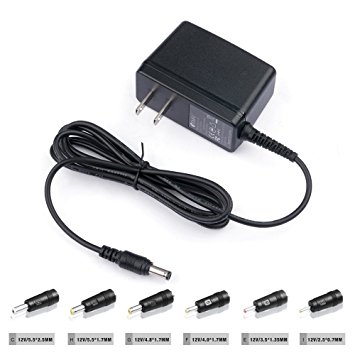TAIFU 12V 2A AC Adapter Charger for tv, recorders, DVD players, monitors, keyboards, digital frame, external harddrive, speakers, stereo, humidifiers, ps2, ps3, nails machine, modem, cb radio, Router