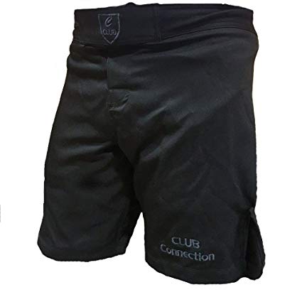Club Connection MMA Shorts, Boxing Muay Thai UFC Kickboxing Martial Arts Grappling Stretched Shorts